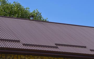 typical Blandford St Mary corrugated roof uses